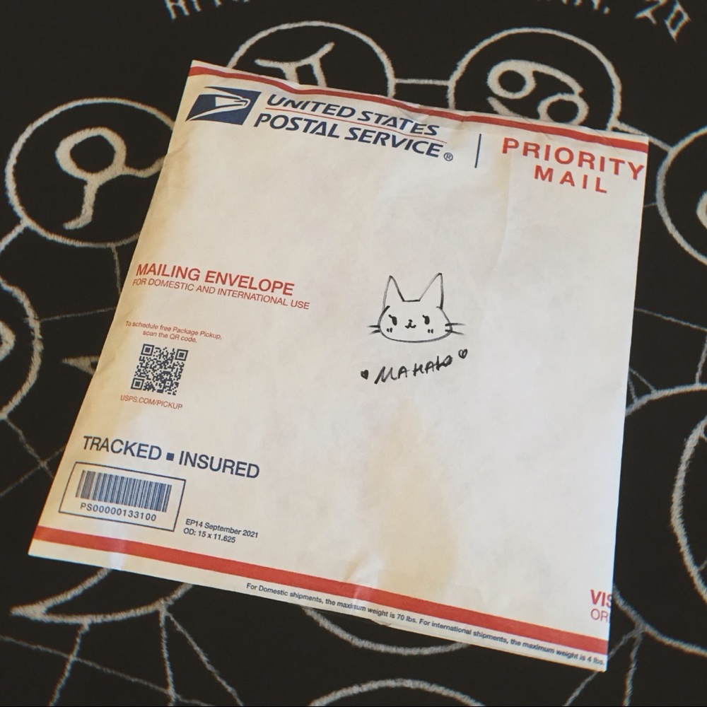💌 shipped 02/21/22 💌
